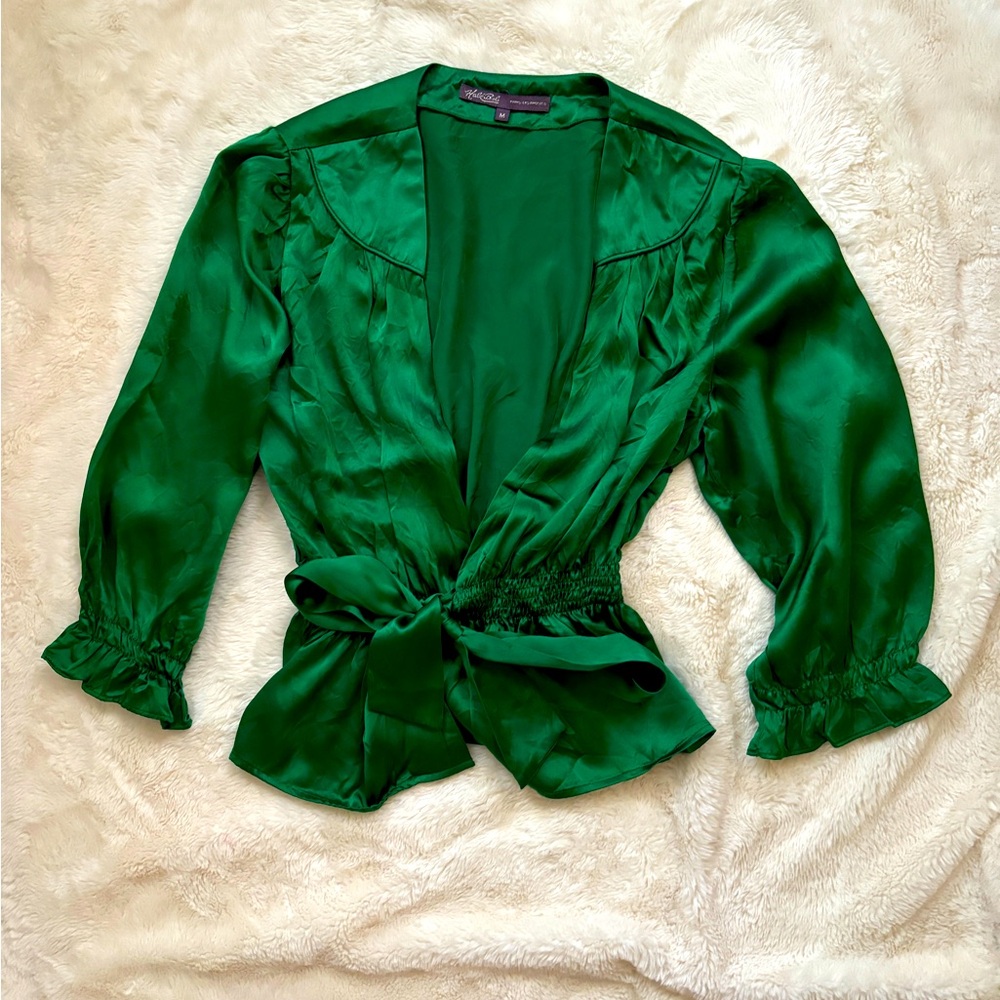 Adorable Kelly green light jacket